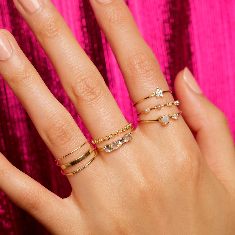 Ultra Thin Gold Stacking Rings – Amy Waltz Designs